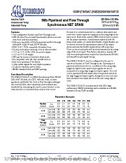 GS881Z36A datasheet pdf GSI Technology