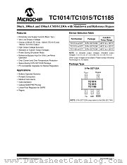 TC1185-5.0VCT713 datasheet pdf Microchip