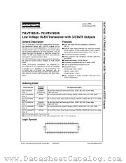 74LVTH16245MTD datasheet pdf Fairchild Semiconductor