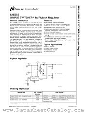 LM2585SX-ADJ datasheet pdf National Semiconductor