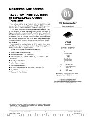 MC10EP90DTR2 datasheet pdf ON Semiconductor
