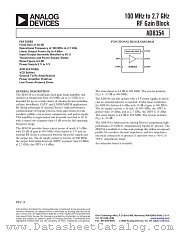 AD8354ACP-REEL7 datasheet pdf Analog Devices