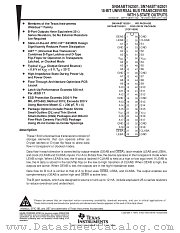 SN74ABT162501DLR datasheet pdf Texas Instruments