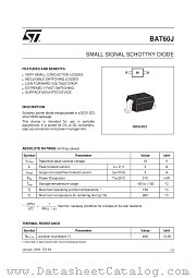 BAT60 datasheet pdf ST Microelectronics