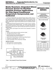 MPXAZ4100A datasheet pdf Freescale (Motorola)