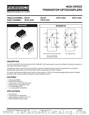 HCPL2531WV datasheet pdf Fairchild Semiconductor