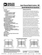 ADUM2402BRWZ-RL datasheet pdf Analog Devices