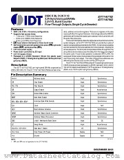 IDT71V67902S75BG datasheet pdf IDT