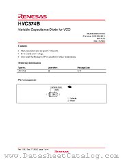 HVC374B datasheet pdf Renesas