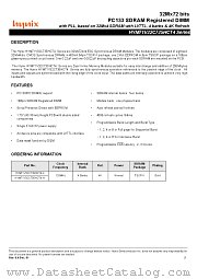 HYM71V32C735HCT4-H datasheet pdf Hynix Semiconductor