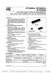 ST72P264G1B6 datasheet pdf ST Microelectronics