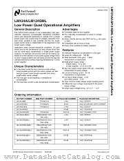 LM124J datasheet pdf National Semiconductor