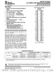 SN74ALVCF162835LR datasheet pdf Texas Instruments