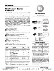 MC14490F datasheet pdf ON Semiconductor