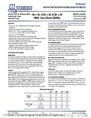 GS8161E18B datasheet pdf GSI Technology