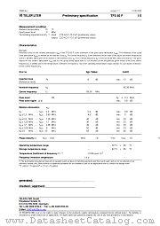 TFS85F datasheet pdf Vectron