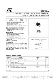 STD790A datasheet pdf ST Microelectronics