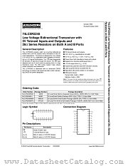 74LCXR2245SJX datasheet pdf Fairchild Semiconductor