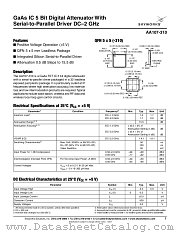 AA107-310 datasheet pdf Skyworks Solutions