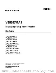 UPD703103A datasheet pdf NEC