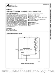 LM3557SDX-2 datasheet pdf National Semiconductor