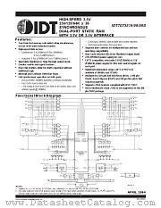 IDT70T3519S166BCI datasheet pdf IDT