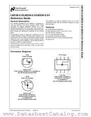 LM336BM-2.5 datasheet pdf National Semiconductor