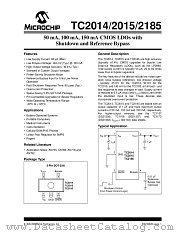 TC2186-2.85VCTTR datasheet pdf Microchip