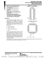 SN74ALS857DWR datasheet pdf Texas Instruments
