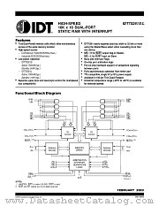 IDT70261L20PFI datasheet pdf IDT
