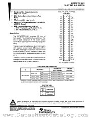 SN74CBTR16861DGVR datasheet pdf Texas Instruments