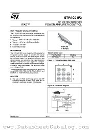 STPAC01F2 datasheet pdf ST Microelectronics