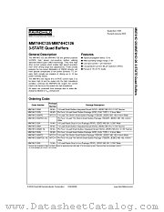 MM74HC125MX datasheet pdf Fairchild Semiconductor