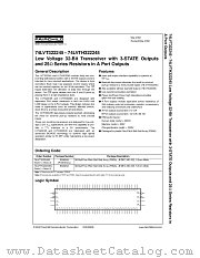 74LVTH322245GX datasheet pdf Fairchild Semiconductor
