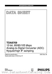 TDA8769 datasheet pdf Philips