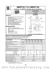 MBRF7100 datasheet pdf Taiwan Semiconductor
