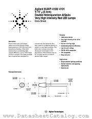 HLMP-4101 datasheet pdf Agilent (Hewlett-Packard)