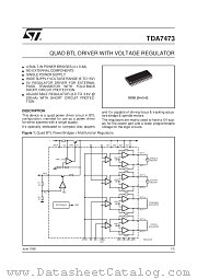 TDA7473A datasheet pdf ST Microelectronics