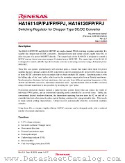 HA16114FP datasheet pdf Renesas