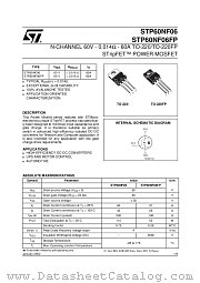 STP60NF06FP datasheet pdf ST Microelectronics