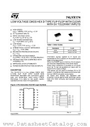 74LVX174 datasheet pdf ST Microelectronics