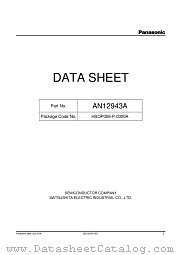 AN12943A datasheet pdf Panasonic