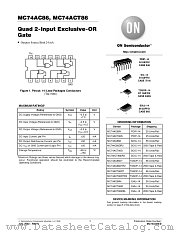 MC74AC86 datasheet pdf ON Semiconductor