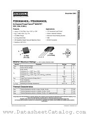 FDD068AN03L datasheet pdf Fairchild Semiconductor