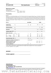 TFS70Z datasheet pdf Vectron