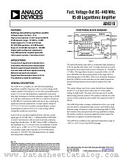 AD8310ARMZ datasheet pdf Analog Devices