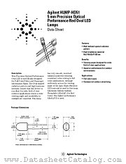 HLMP-HD51-LP0DD datasheet pdf Agilent (Hewlett-Packard)