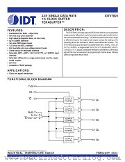 IDT5T905PGI8 datasheet pdf IDT