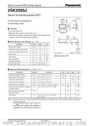 2SK2593J datasheet pdf Panasonic