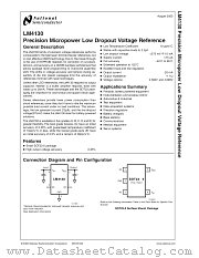 LM4130AIM5-4.1 datasheet pdf National Semiconductor